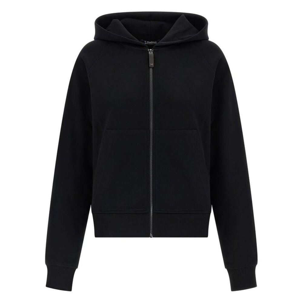 'S Max Mara Black Cotton Women's Sweatshirt